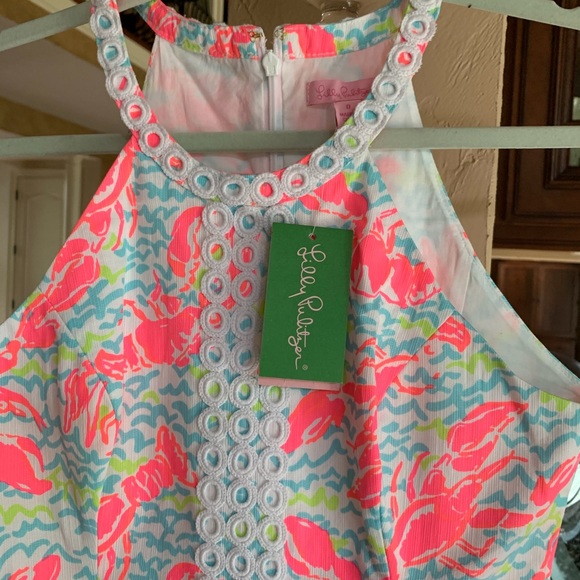 Lilly Pulitzer Lobstah Roll Lace Detail Dress - Picture 2 of 2